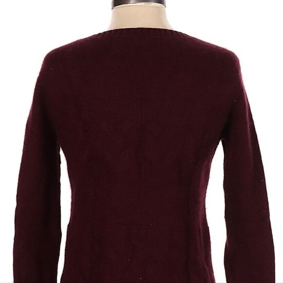 Lafayette 148 NY Cashmere Cable Knit Pullover Sweater - Picture 4 of 16